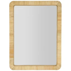 Miroir rectangle en rotin 60x80cm - Tulum