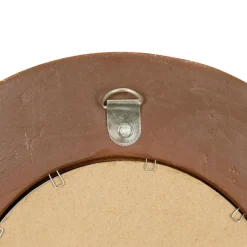 Miroir rond doré D26cm - Drachma