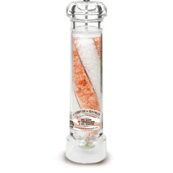 Moulin sel rose de l'Himalaya et sel blanc halite XL - 355g