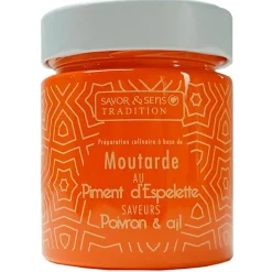 Moutarde au piment d'espelette & ail
