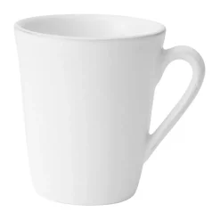 Mug americain en faïence blanc