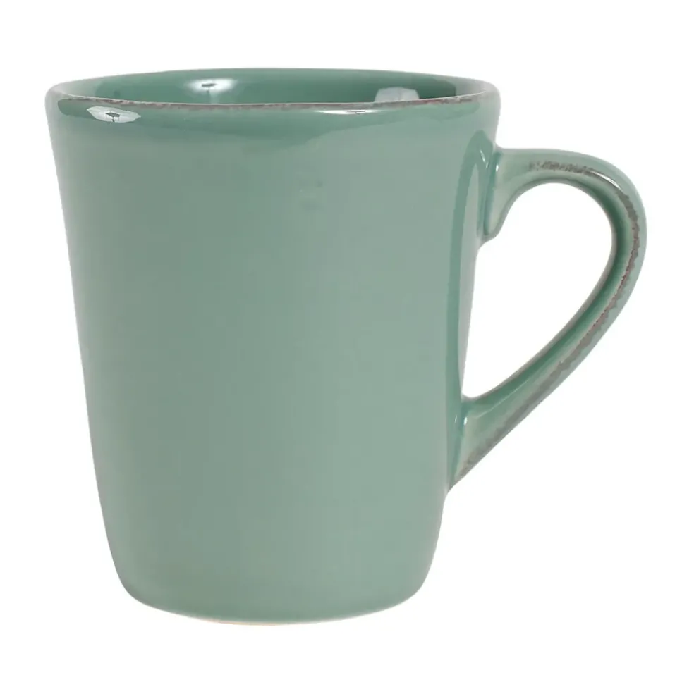 Mug americain en faïence sauge