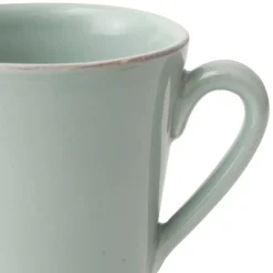 Mug americain en faïence vert d'eau