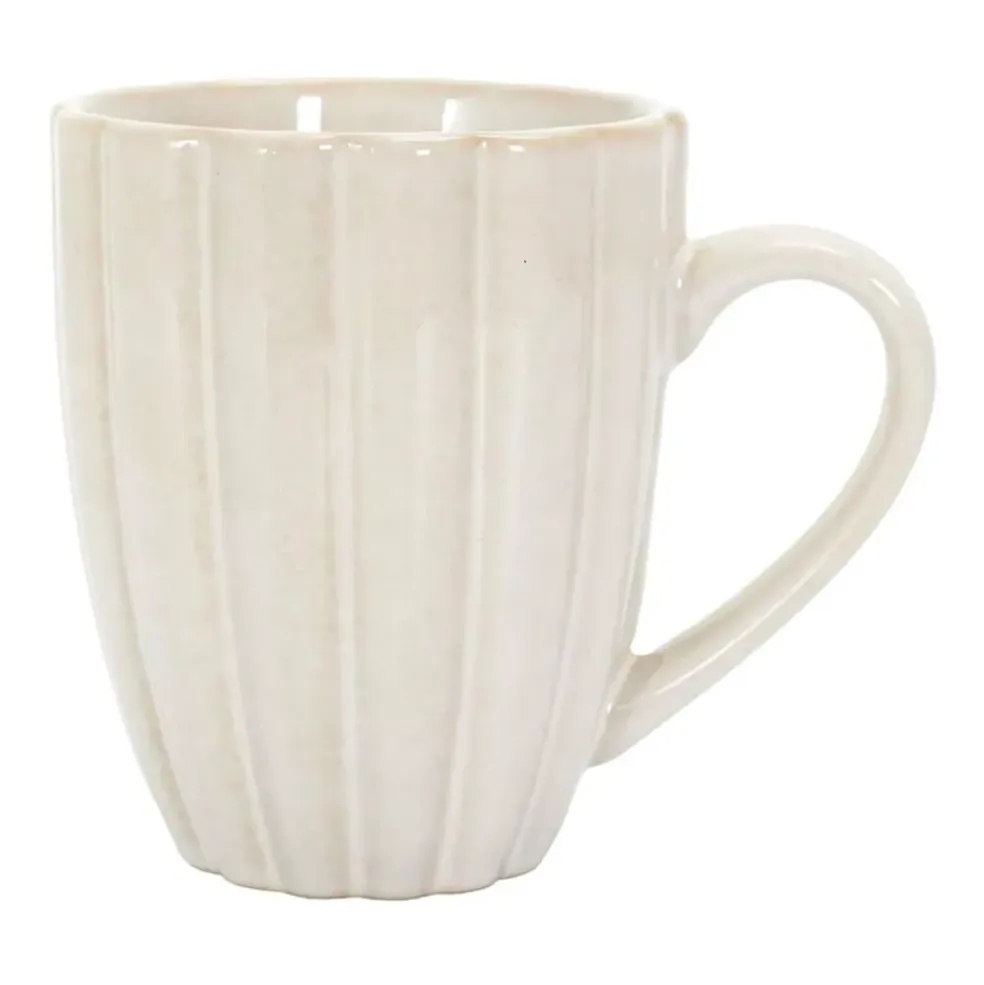 Mug en céramique beige 30cl - Vlora