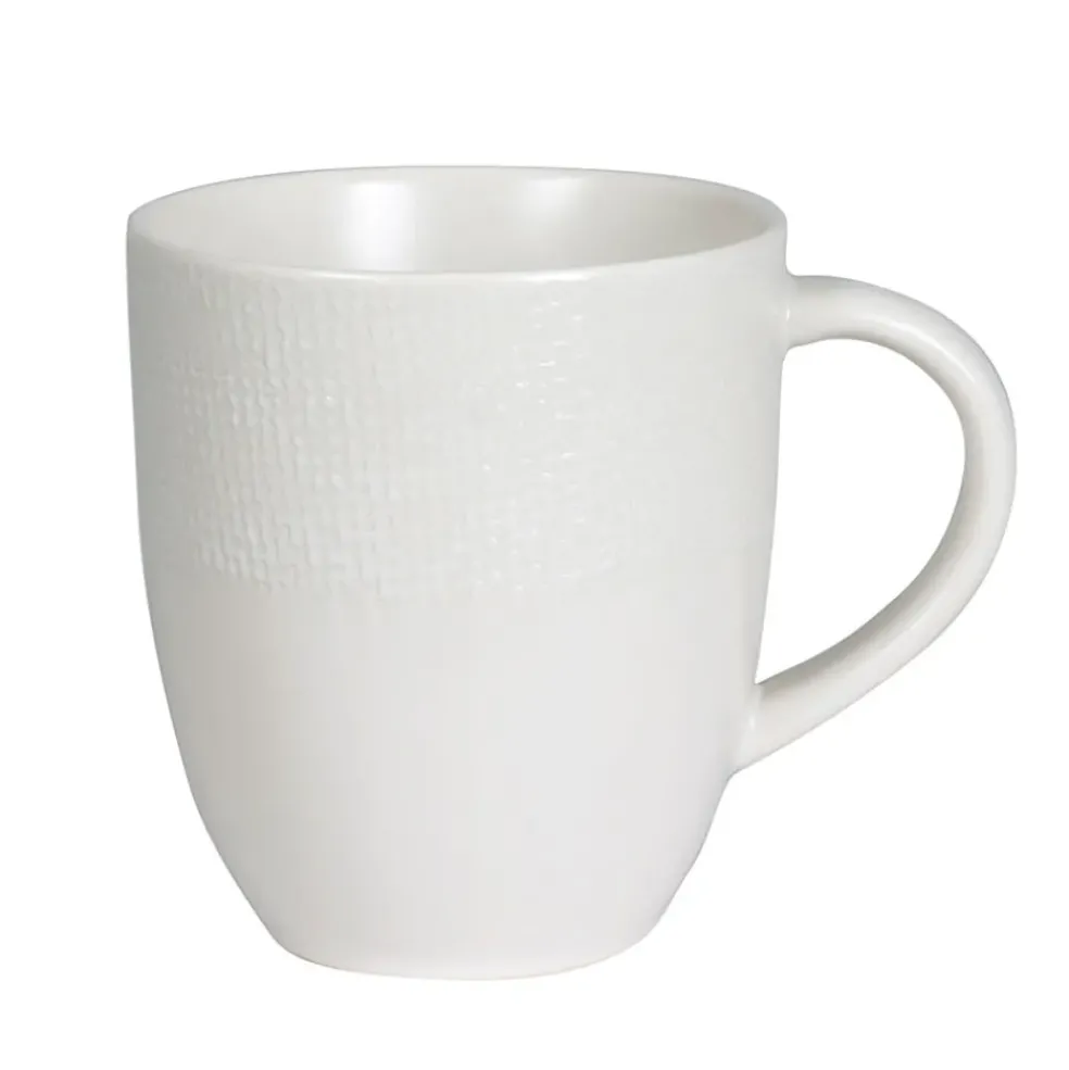 Mug en grès blanc - vesuvio