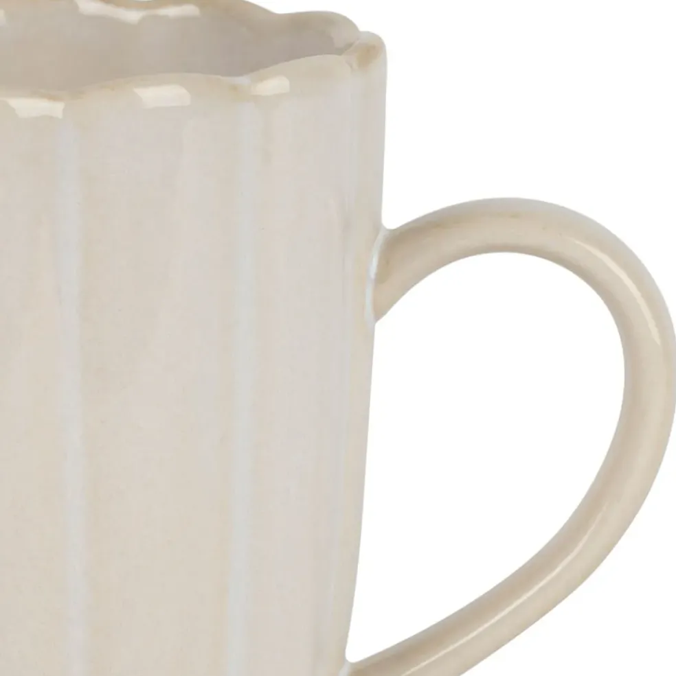 Mug en grès écru 30cl - Romancero