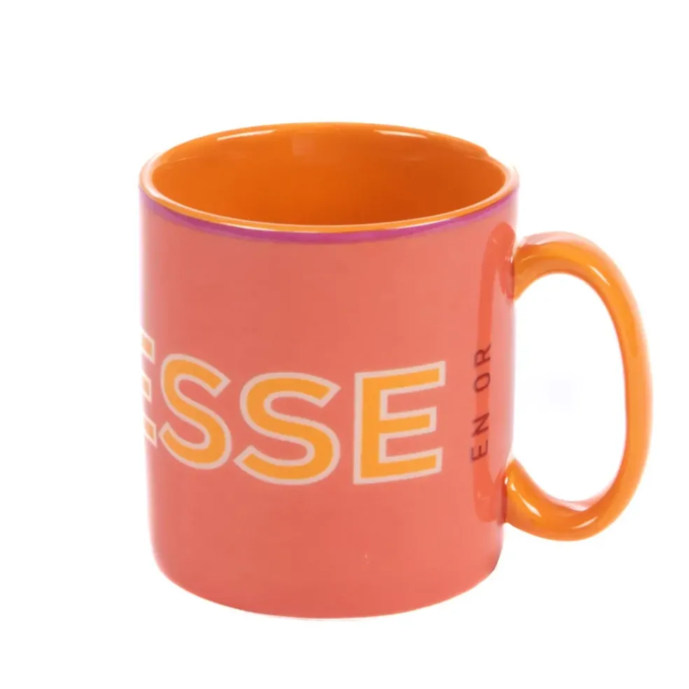 Mug en porcelaine Maitresse rose - Sunny