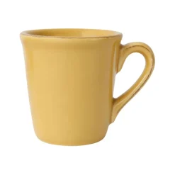 Mug expresso en faïence moutarde