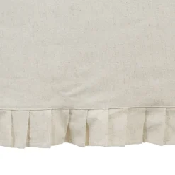 Nappe rectangle chambray naturel 250x160cm en coton et flex