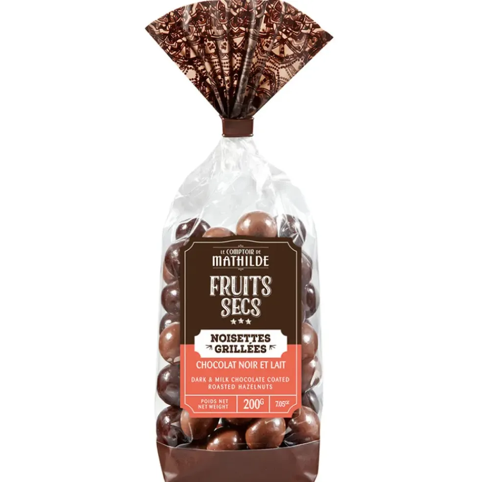 Noisette grillee chocolat noir et lait - 170g