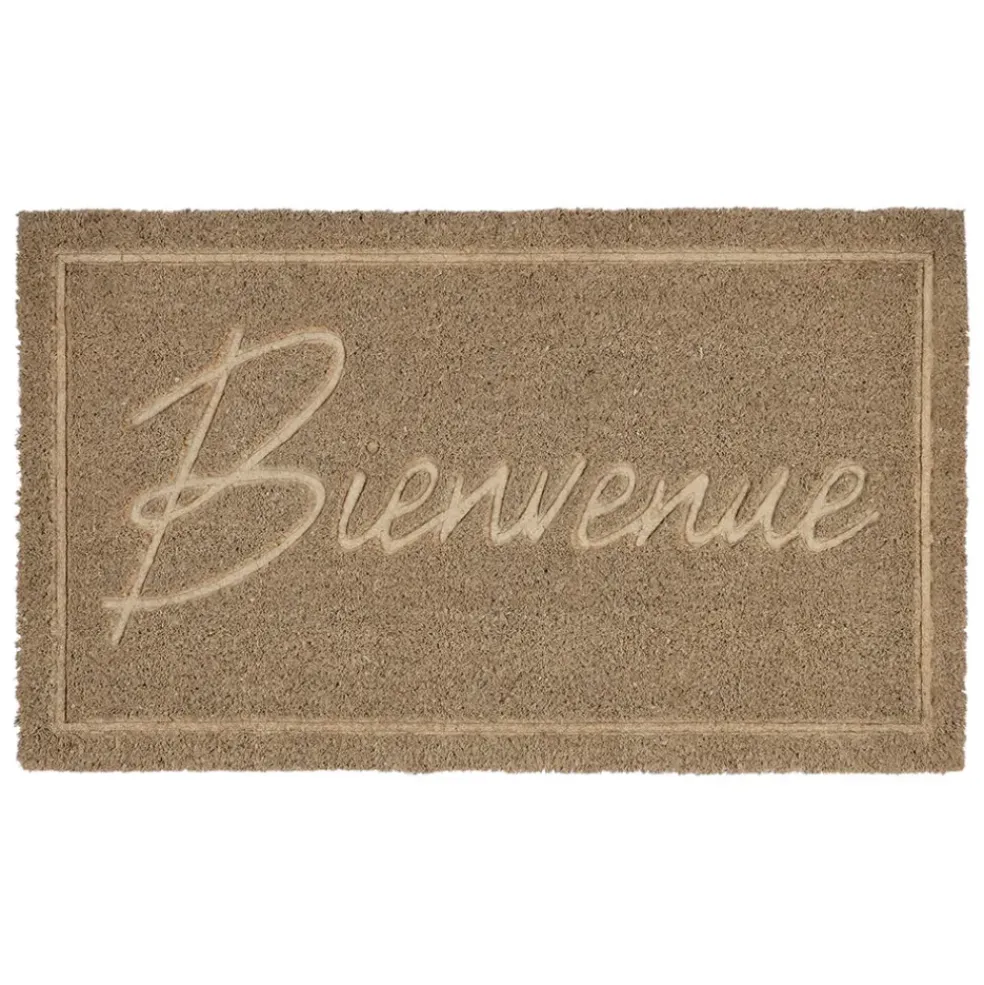 Paillasson en fibre de coco naturel 73x43cm