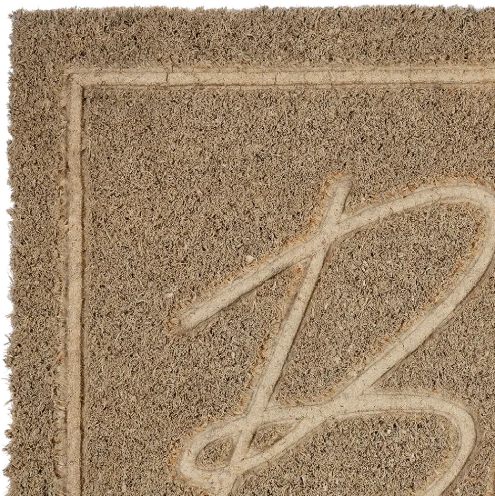 Paillasson en fibre de coco naturel 73x43cm