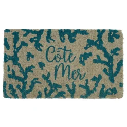 Paillasson estran bleu