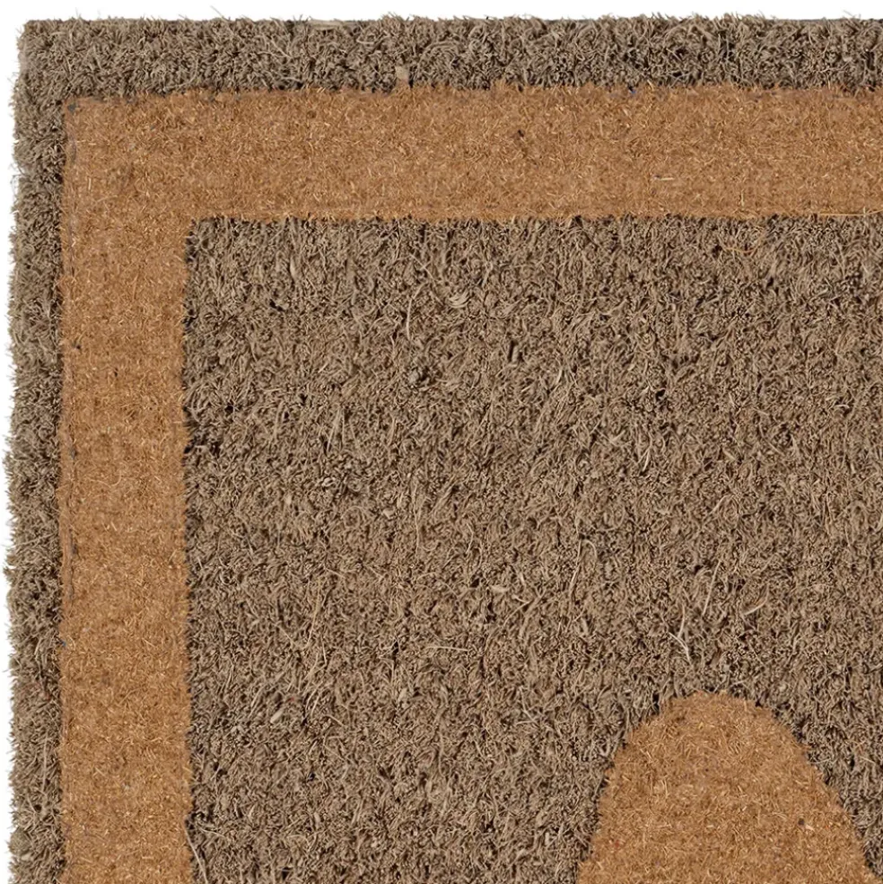 Paillasson homard en coco naturel 73x43cm - Homard