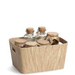 Panier en bois 30.5x22.9xh15.12cm