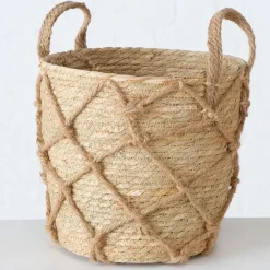 Panier en zostère naturel 31x31cm - Katunia