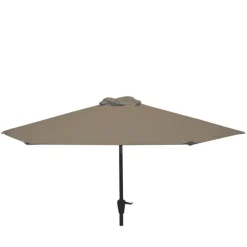 Parasol avec manivelle en coton ficelle d250xh200cm - Colors
