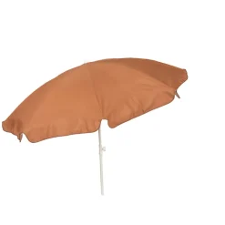 Parasol de plage en coton terracotta d200xh200cm - Colors