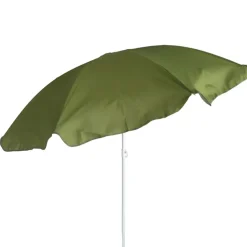 Parasol de plage en coton vert d200xh200cm - Colors