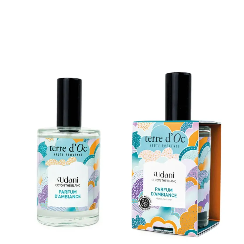 Parfum d'ambiance coton the blanc- udani 100ml