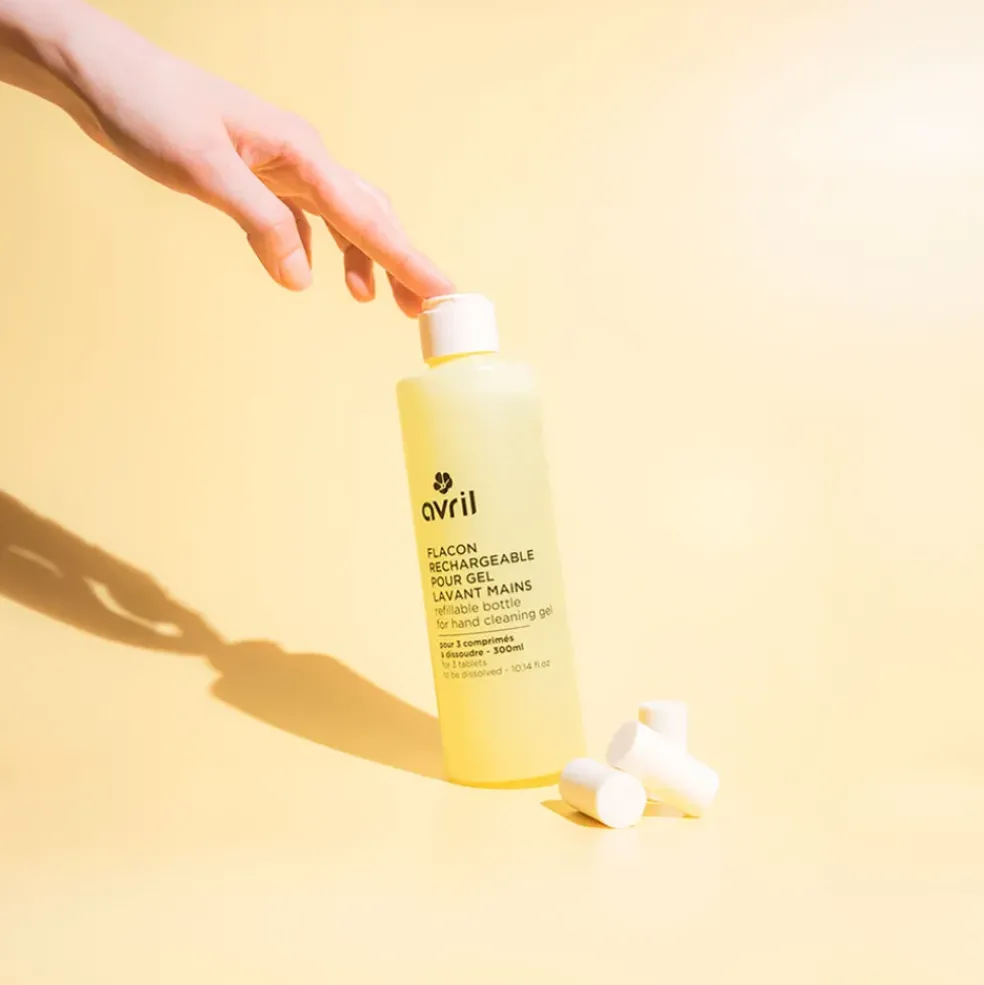 Pastille gel lavant mains à reconstituer parfum amande 300ml