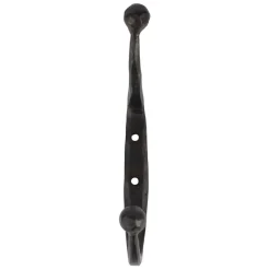 Patere double en fer noir - Minrai