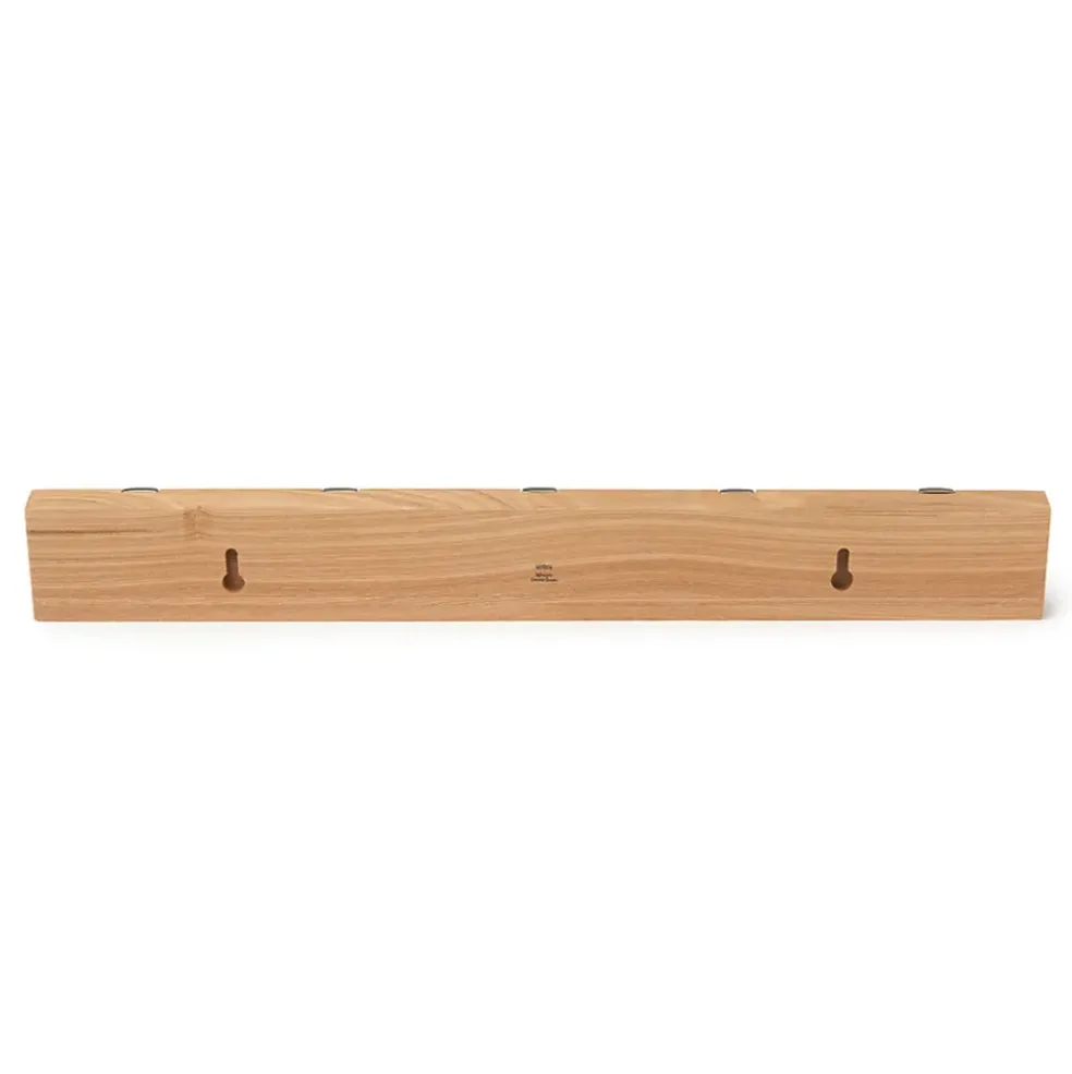 Patère 5/c rabattable noir nat