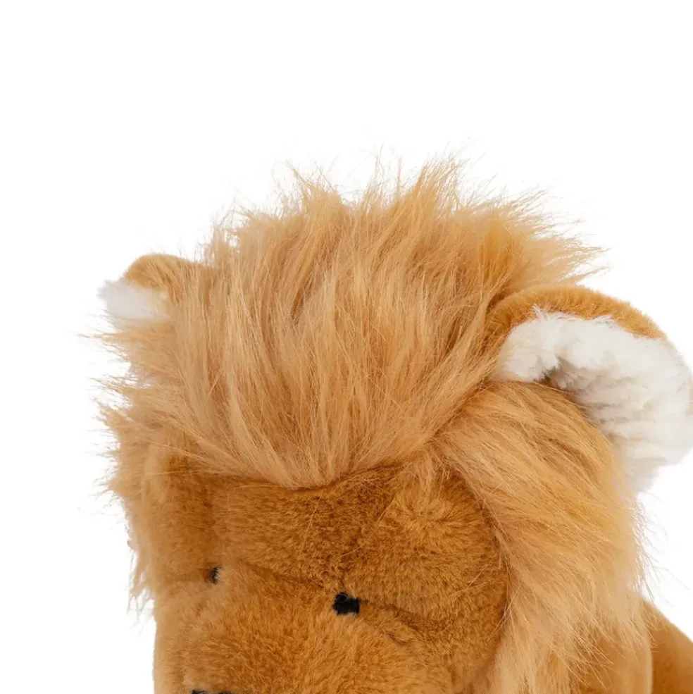 Peluche lion en tissu sable - Zawadi