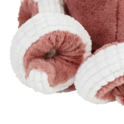 Peluche poulpe en tissu corail