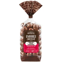Perle de chocolat au lait et caramel - 170g