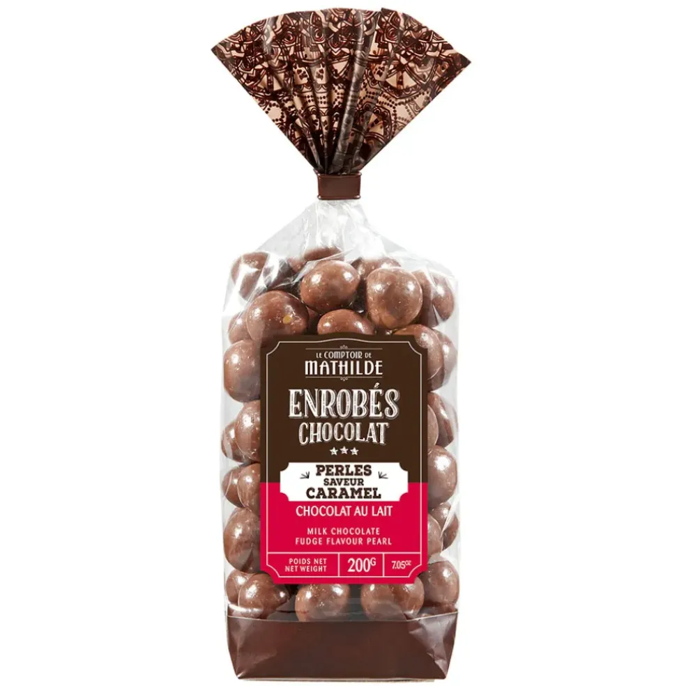 Perle de chocolat au lait et caramel - 170g