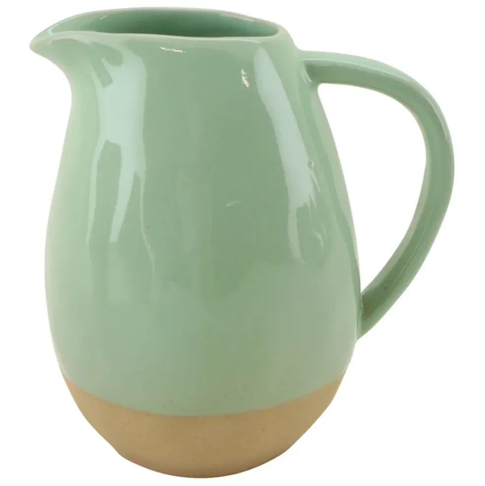 Pichet en grès vert d'eau 1.9L - Jade