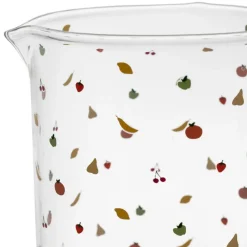 Pichet en verre multicolore 1l - Les Fruits