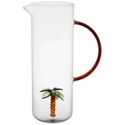 Pichet palmier en verre 1l - Colorea