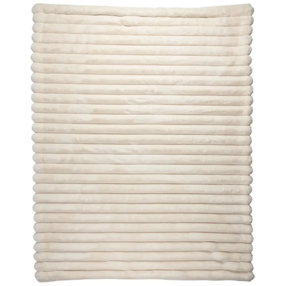 Plaid blanc 170x130cm - Selestina