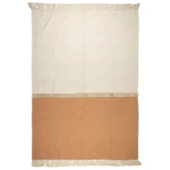 Plaid en coton nude 170x130cm - Neo