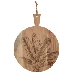 Planche à découper bananier en acacia naturel 50x40cm - Dalbert