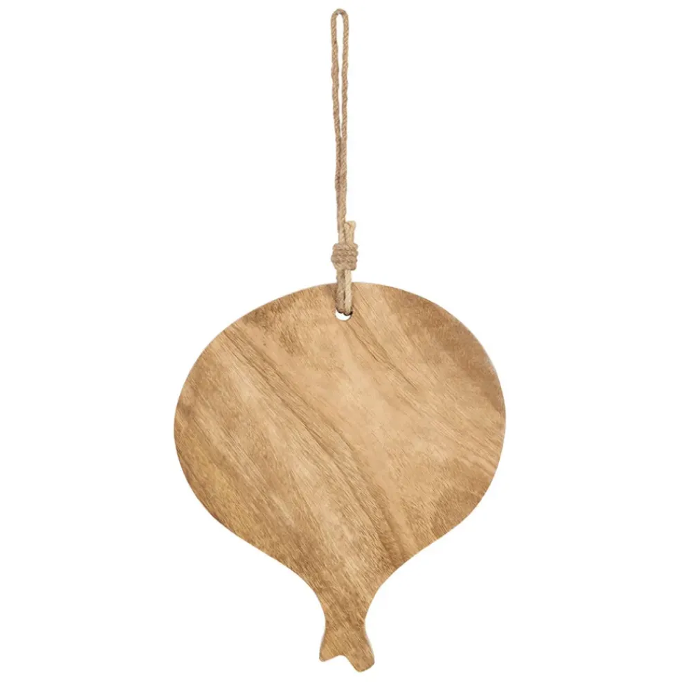 Planche à découper Oignon en manguier naturel 25x29cm - P'tit Légume