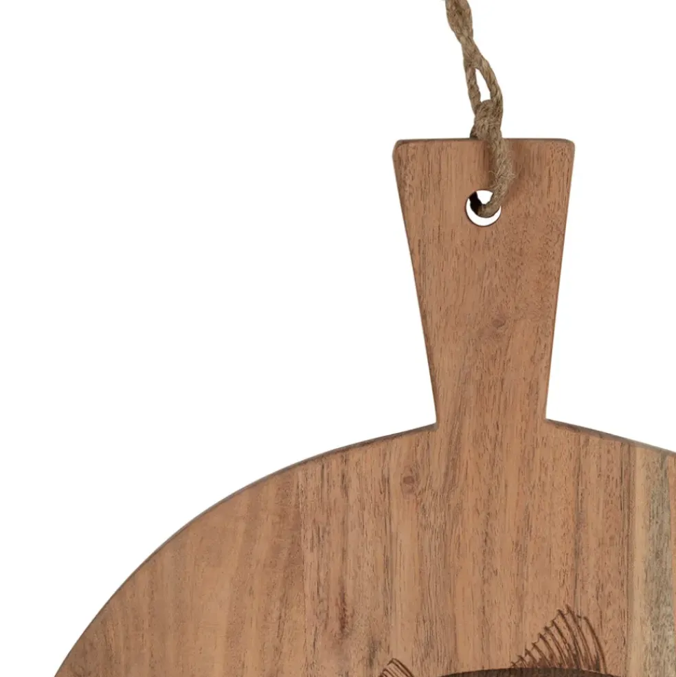 Planche à découper poisson en acacia naturel 50x40cm - Dalbert