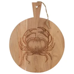 Planche a découper crabe en acacia naturel 40x50cm - Dalbert