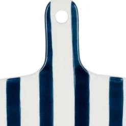 Planche a découper en porcelaine indigo 28x18cm - Artist
