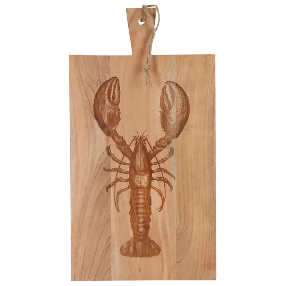 Planche a découper homard en acacia naturel 32x60cm - Dalbert