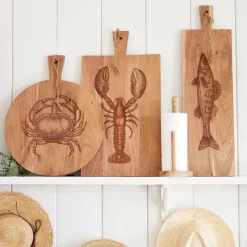 Planche a découper homard en acacia naturel 32x60cm - Dalbert