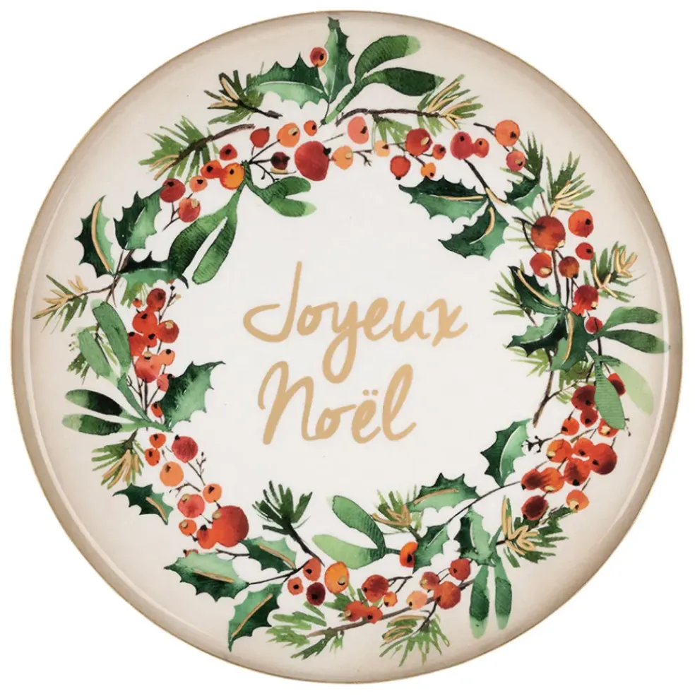 Plateau en fer - Noel