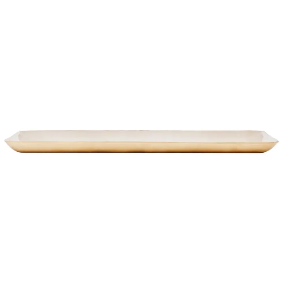 Plateau en fer bleu marine 15x25.5cm - Estran