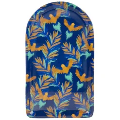 Plateau en fer indigo 17x30cm - Mocoa