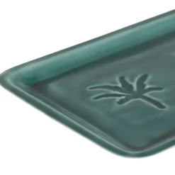Plateau en fer émeraude 30x15cm - Allegra