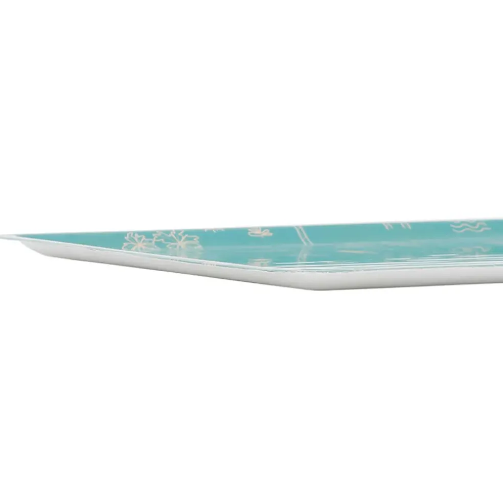 Plateau en fer turquoise 40x30cm - Palma