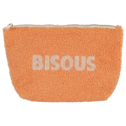 Pochette en bouclette marron - Funny