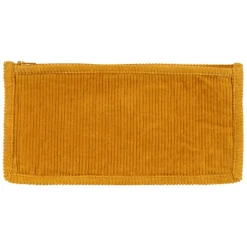 Pochette en velours côtelé moutarde - Flaura